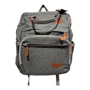 Derjunstar Diaper Backpack Multi=functional Baby Diaper Backpack Grey